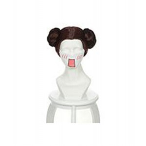 Star Wars : Leia Princesse Haute Qualité Noir Wig Cosplay